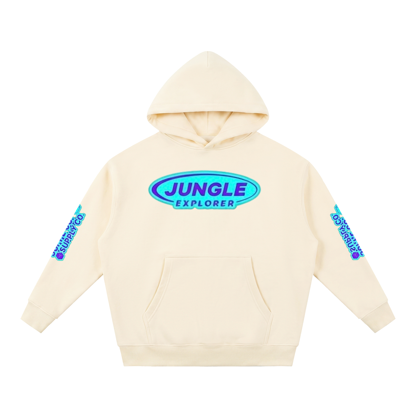 Essential Oversized Boxy Fit Fleece Hoodie